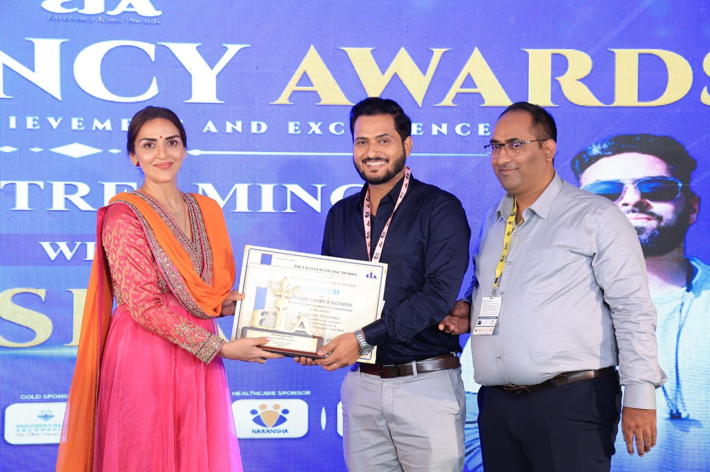 Excellency Iconic Awards presented to Trihari Smart Solutions